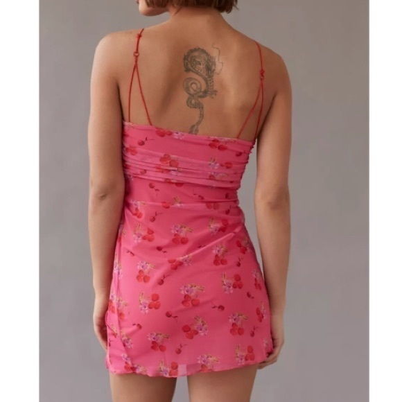 LAST CHANCE Urban Outfitters Bright Side Lace Up Mini DressNWT - Picture 4 of 13
